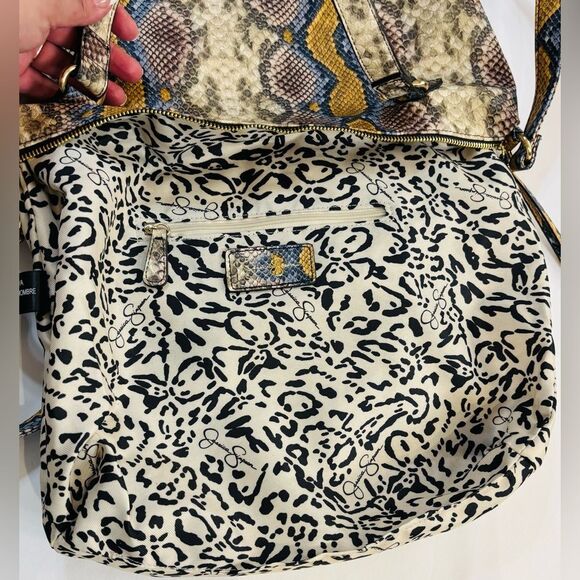 Jessica Simpson Snake Print Satchel - Picture 11 of 16
